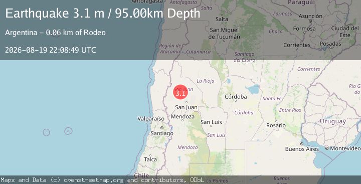 Map of SAN JUAN, ARGENTINA