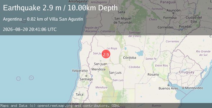 Map of SAN JUAN, ARGENTINA