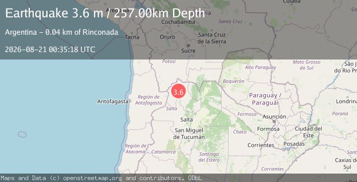 Map of JUJUY, ARGENTINA