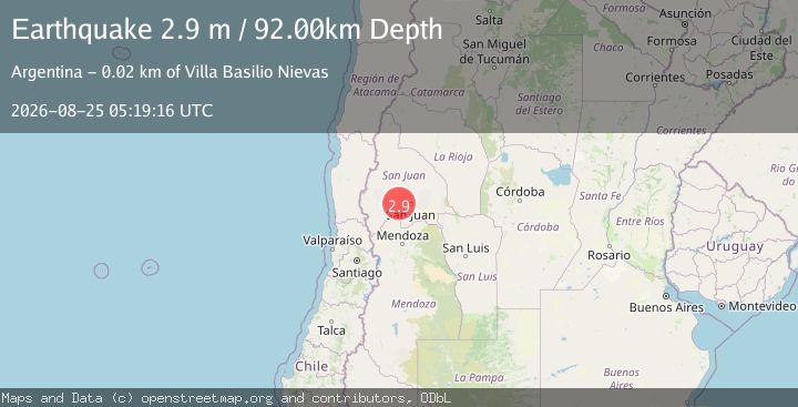Map of SAN JUAN, ARGENTINA
