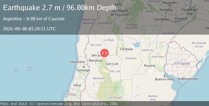 Map of SAN JUAN, ARGENTINA