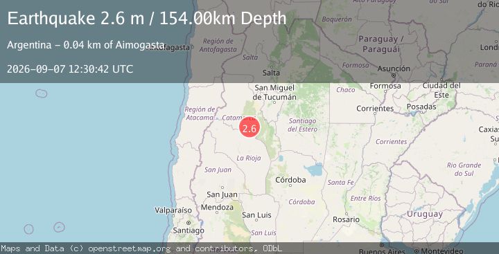 Map of CATAMARCA, ARGENTINA