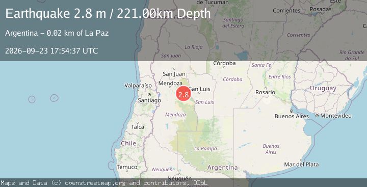 Map of MENDOZA, ARGENTINA