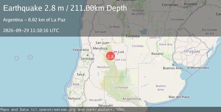 Map of MENDOZA, ARGENTINA