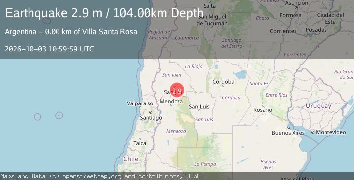 Map of SAN JUAN, ARGENTINA