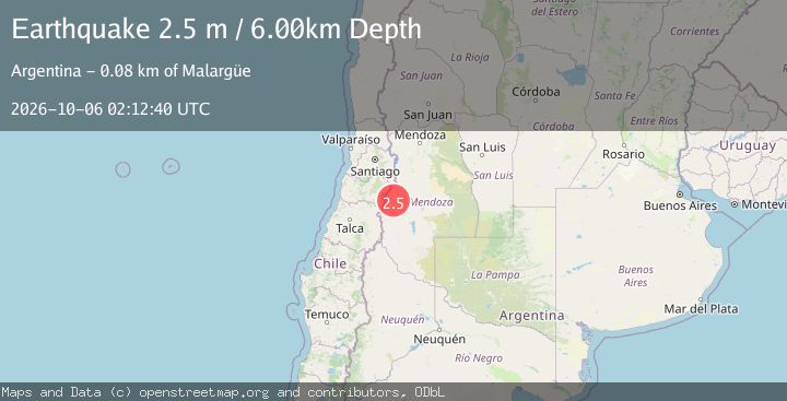 Map of MENDOZA, ARGENTINA