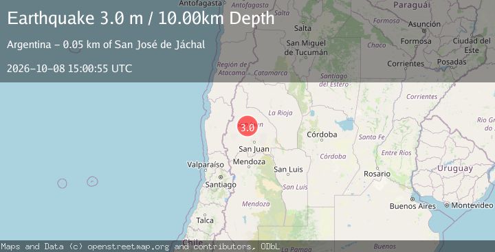 Map of SAN JUAN, ARGENTINA