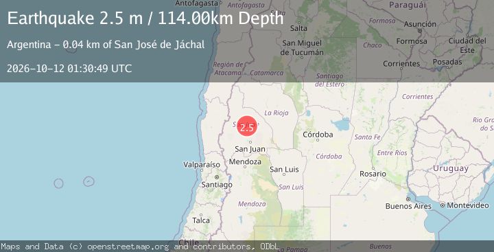 Map of SAN JUAN, ARGENTINA