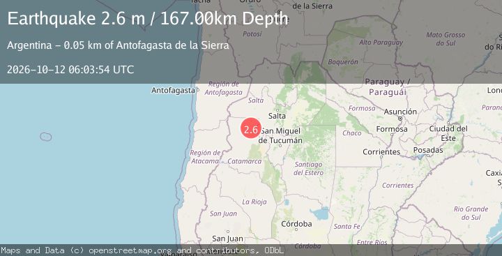 Map of CATAMARCA, ARGENTINA