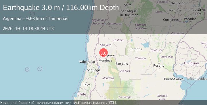 Map of SAN JUAN, ARGENTINA