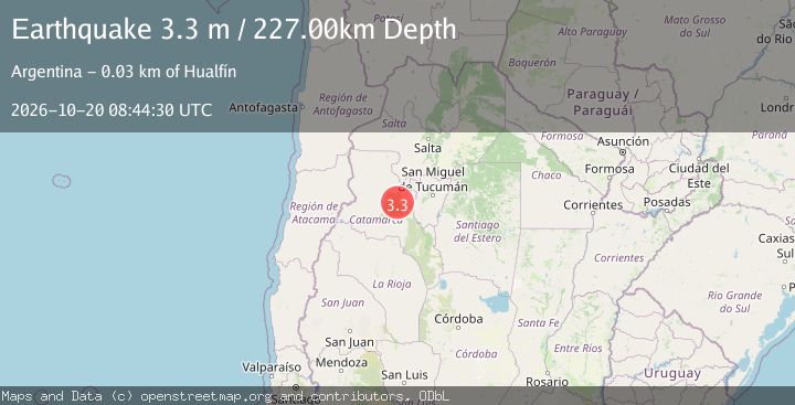 Map of CATAMARCA, ARGENTINA