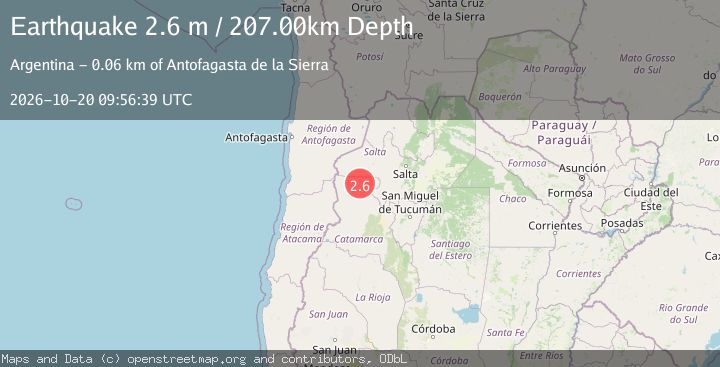 Map of CATAMARCA, ARGENTINA