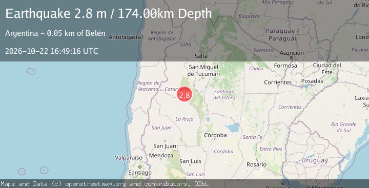 Map of CATAMARCA, ARGENTINA