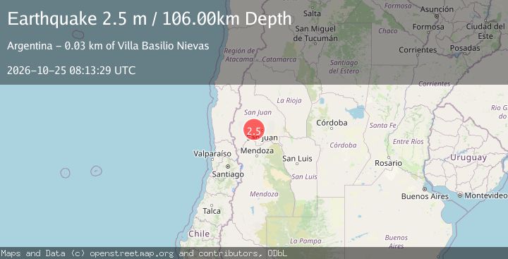 Map of SAN JUAN, ARGENTINA
