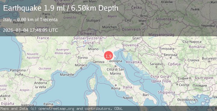 Map of NORTHERN ITALY
