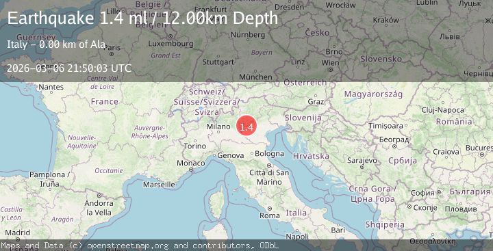 Map of NORTHERN ITALY