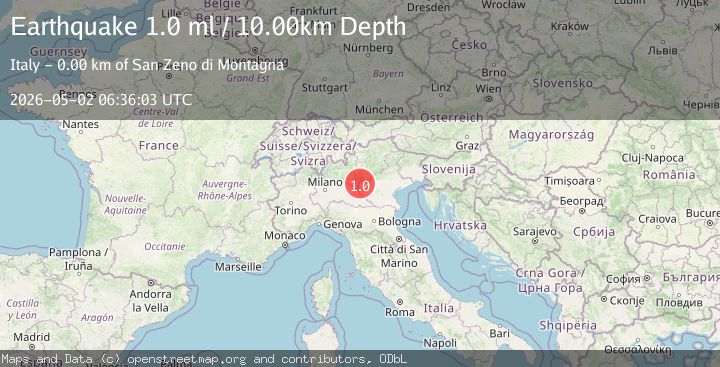 Map of NORTHERN ITALY