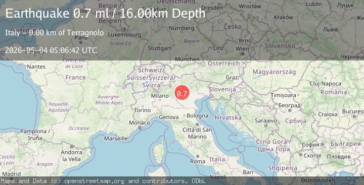 Map of NORTHERN ITALY