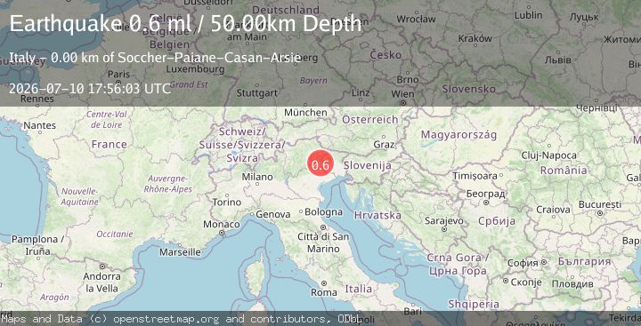 Map of NORTHERN ITALY