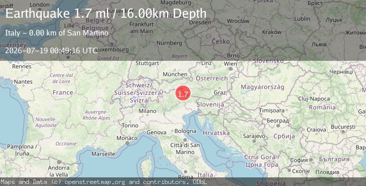 Map of NORTHERN ITALY