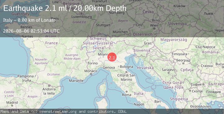 Map of NORTHERN ITALY