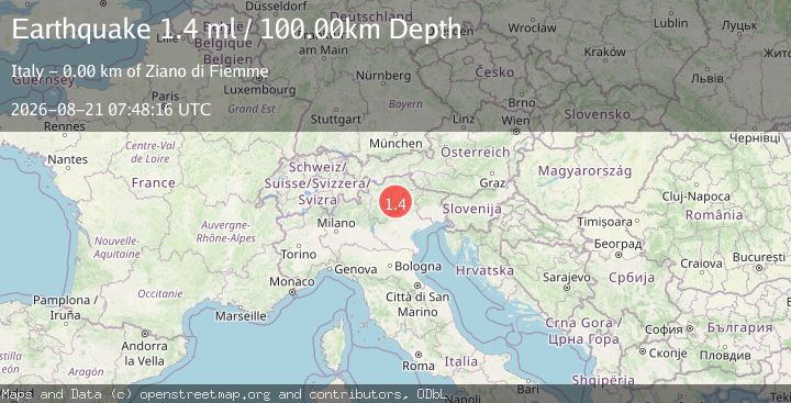 Map of NORTHERN ITALY