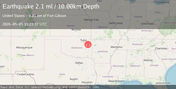 Map of OKLAHOMA