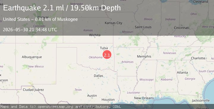 Map of OKLAHOMA