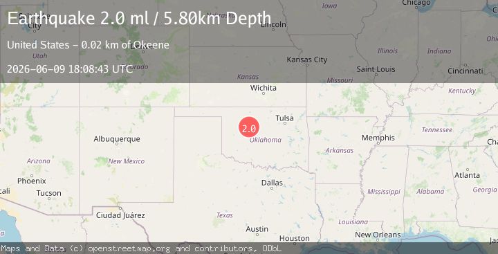 Map of OKLAHOMA