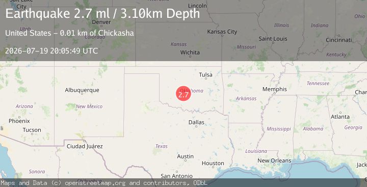 Map of OKLAHOMA