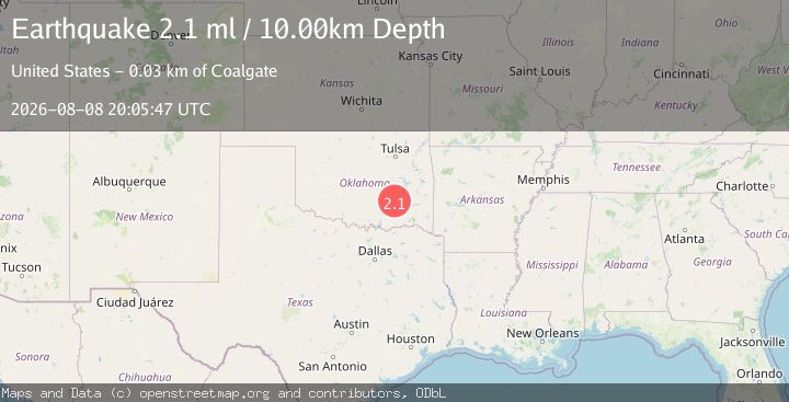 Map of OKLAHOMA
