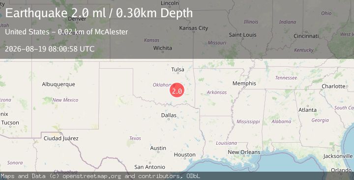 Map of OKLAHOMA