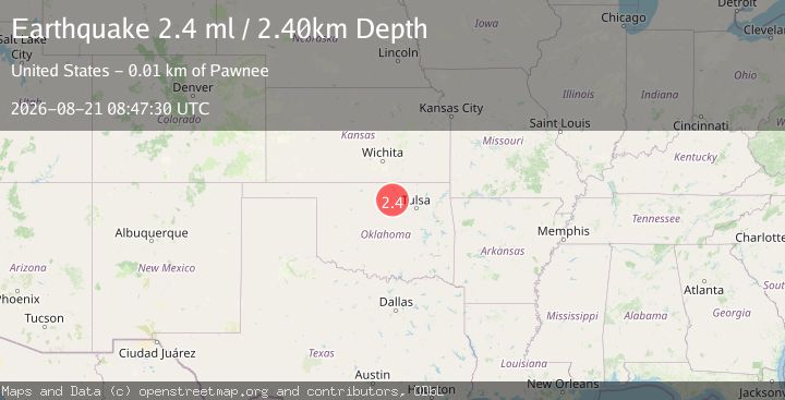 Map of OKLAHOMA