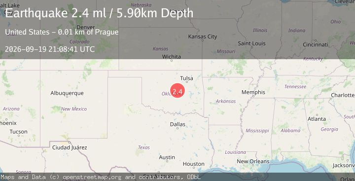 Map of OKLAHOMA