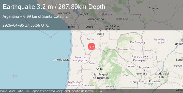 Map of POTOSI, BOLIVIA