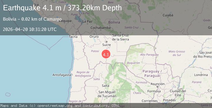 Map of CHUQUISACA, BOLIVIA