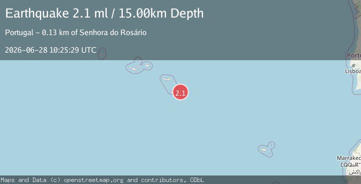 Map of AZORES ISLANDS REGION