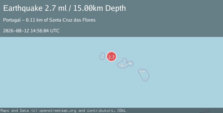 Map of AZORES ISLANDS, PORTUGAL