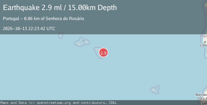 Map of AZORES ISLANDS REGION