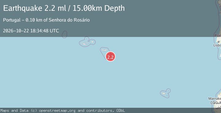 Map of AZORES ISLANDS REGION