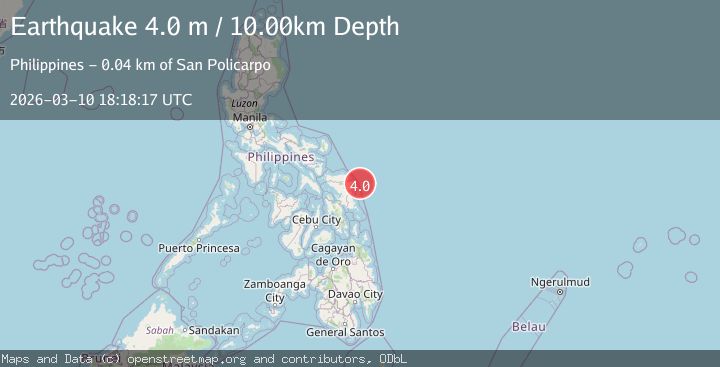 Map of SAMAR, PHILIPPINES