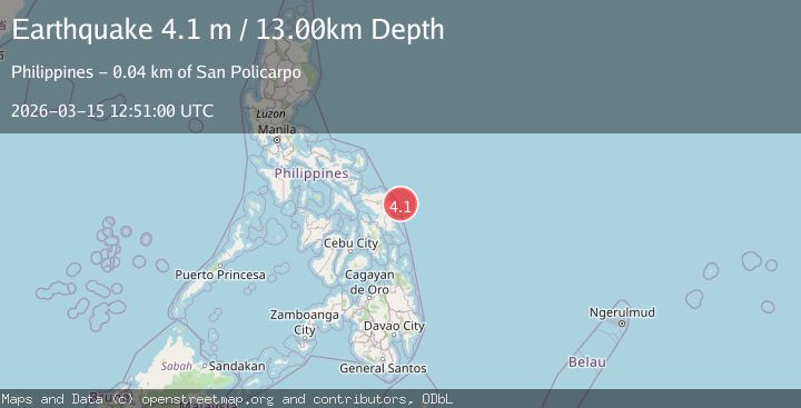 Map of SAMAR, PHILIPPINES