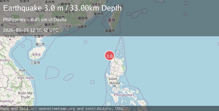 Map of LUZON, PHILIPPINES