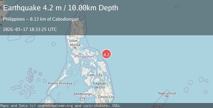 Map of PHILIPPINE ISLANDS REGION