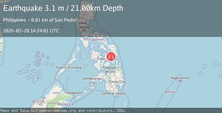 Map of LEYTE, PHILIPPINES