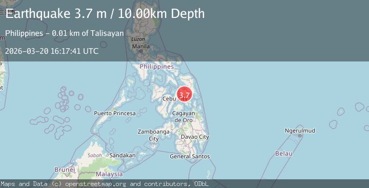 Map of LEYTE, PHILIPPINES