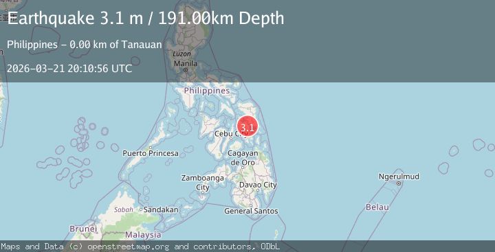 Map of LEYTE, PHILIPPINES
