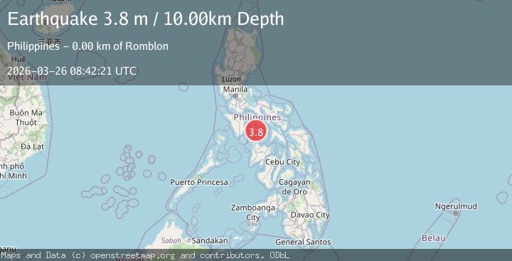 Map of SIBUYAN SEA, PHILIPPINES