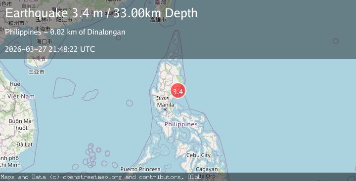 Map of LUZON, PHILIPPINES