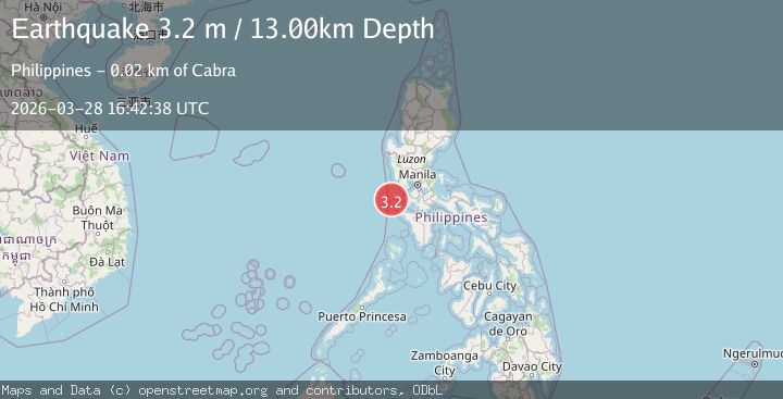 Map of LUZON, PHILIPPINES